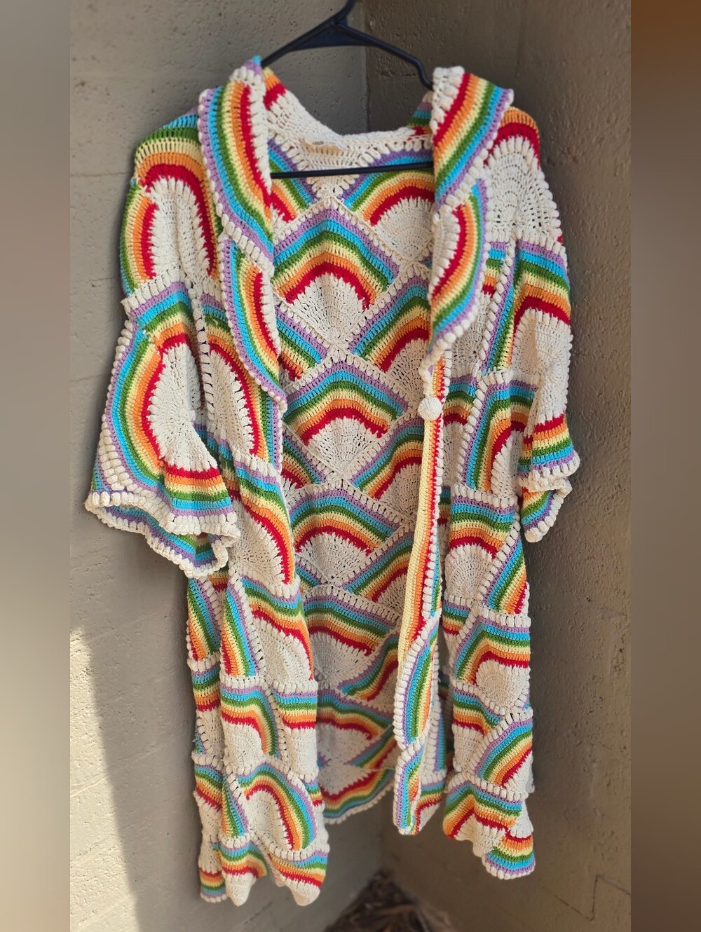 Chasing Unicorns Forever More Crochet Coat heirloom piece - Picture 14 of 17